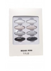 Hijab-Nuance grey Pins Pack