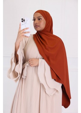 Hijab integrated cup - Rust