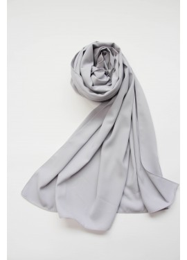 medina silk hijab - light grey