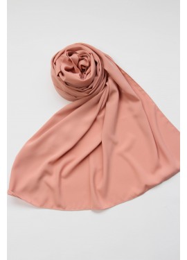 medina silk hijab - Peach