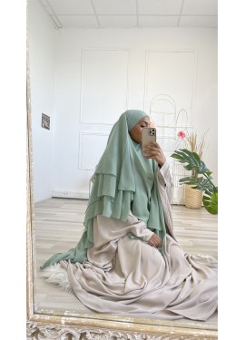 Khimar Cuty muslin - Pistachio