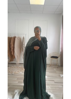 Abaya QATAR - Dark Green