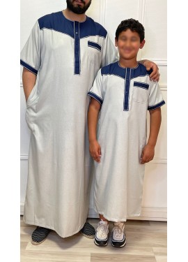 Zweifarbige Qamis für...