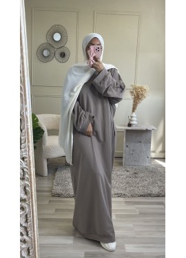 Robe sporty - Taupe