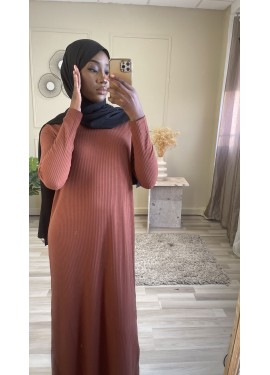Casual dress - Terracotta