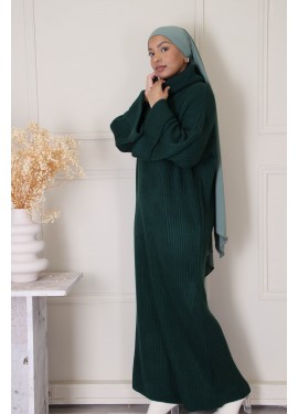 Flared sleeve dress - Dark...