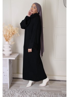 Flared sleeve dress - Black