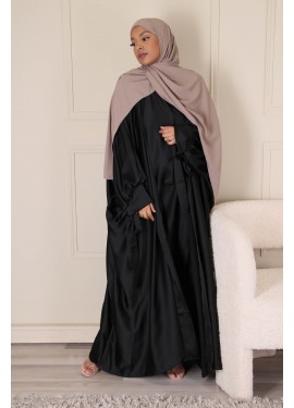 satin set - Black