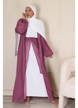Kimono pareo - plum pink