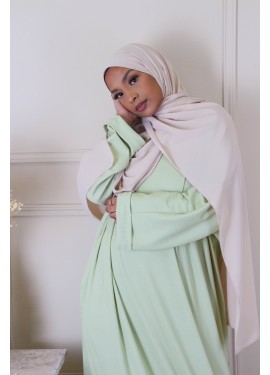Hijab soie de medine - Beige
