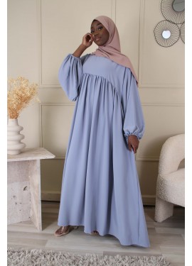 abaya Medine - Blue grey
