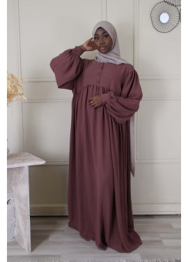 Abaya Sajida - Plum