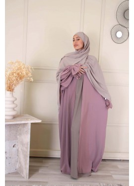 Kimono manches tulipe - Lilas