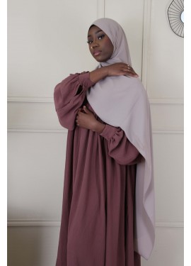 Hijab mousseline opaque -...