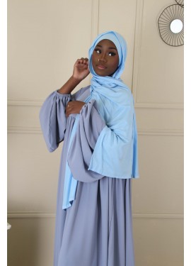 Hijab jersey coton - Blue