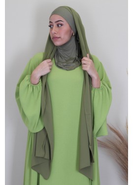 Integrated hood hijab -...