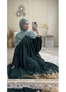 abaya Medine - dark Green