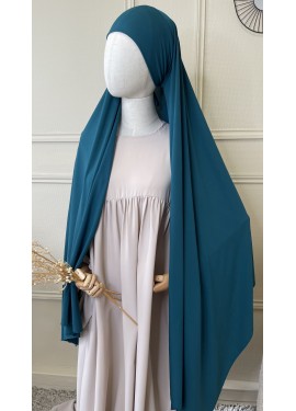 hijab jersey to tie - blue...