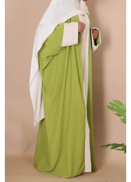 Two-tone kimono - Pistachio