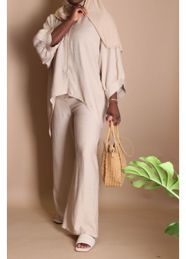 Asymmetrical set - Beige