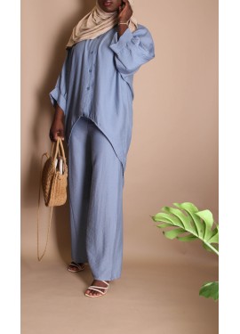 Asymmetrisches Set - Blau