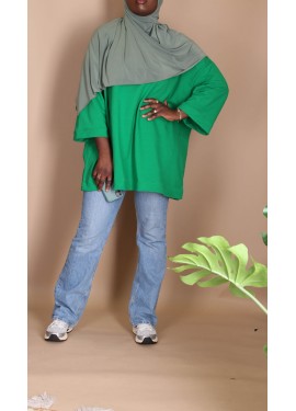 Loose fit T-shirt - emerald