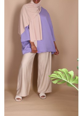 Loose fit T-shirt - mauve