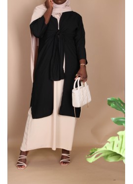 Waistcoat to tie - Black