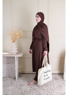 Long Tunic Burkini - Choco