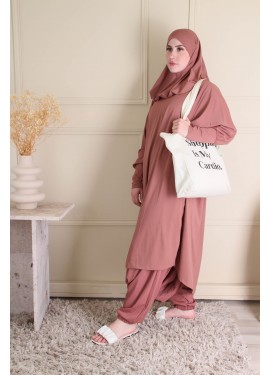 Burkini jilbab - Forest rose