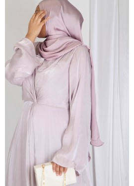 Hijab satiné - Lilas
