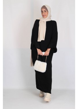 Flared sleeve dress - Black