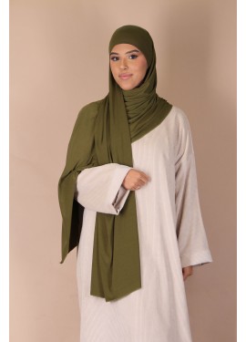 hijab jersey to tie - Olive...
