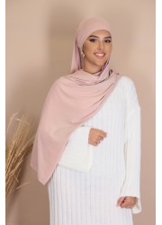 hijab jersey to tie - Light pink
