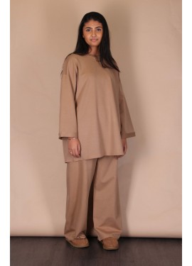 Jersey set - Camel