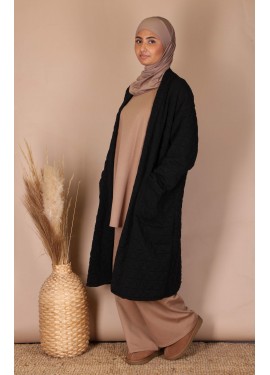 Quilted vest - Black