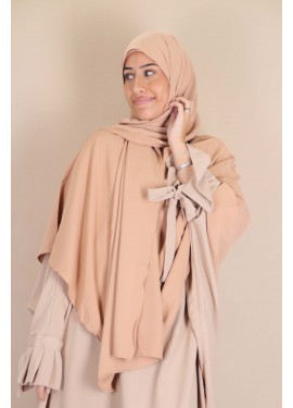 Malaysian Hijab - peach camel
