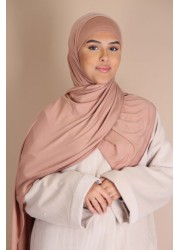 Pull-on Jersey Hijab - camel neutral