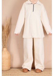 Thick zip set - Beige