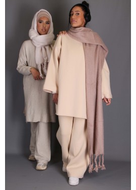 fleece set - Beige