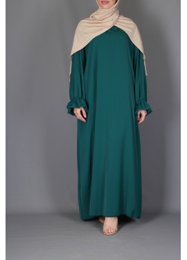 Abaya Islam- Dark green