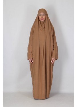 jilbab 1 prayer piece - Camel