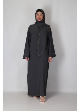 Integrated hijab dress -...