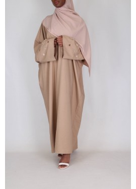 Abaya coeur - Camel