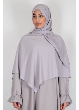 Hijab Malaisien - Gris clair