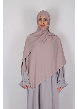 Hijab Malaisien - Taupe