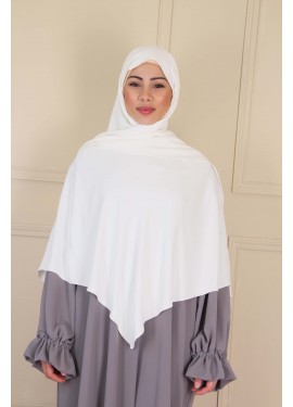 Hijab Malaisien - Blanc