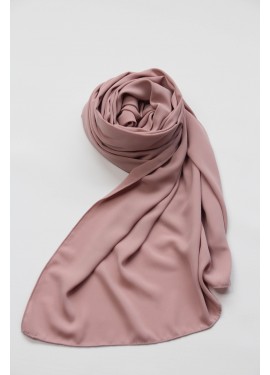 medina silk hijab - Pink taupe