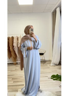 Ramadan abaya - light blue